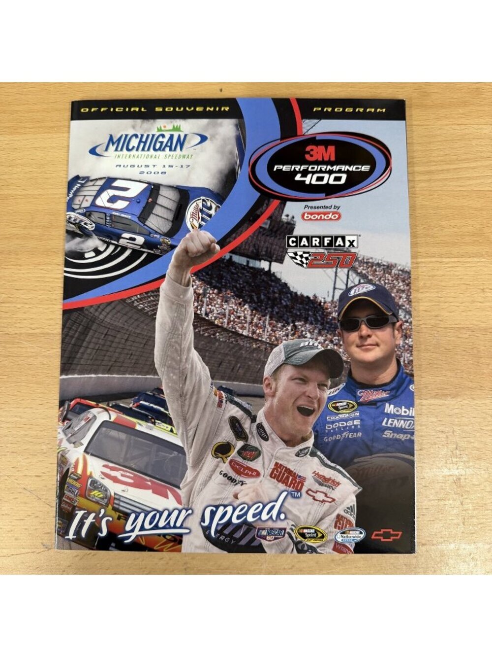 Nascar 2008 3M Performance 400 Michigan International Speedway Program Magazine